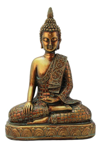 Buda Medicina Figura Estatua Sakyamuni Sentado Budista