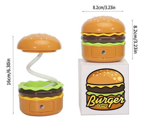 Aac Lámpara De Mesa Pequeña J Hamburger, Bonita Mesa Led