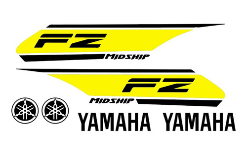 Sticker, Calcomania Para Tanque: Yamaha Fz Midship