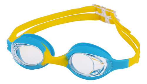 Kit de Natação Infantil Vollo Óculos Giant Dolphin e Touca de Silicone Azul