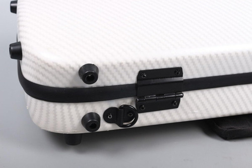 Estojo Para Violino De Fibra De Carbono 4/4, Rígido, Branco
