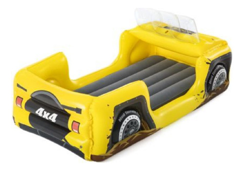 Colchón Inflable Infantil Jeep 4x4 160x84x62cm