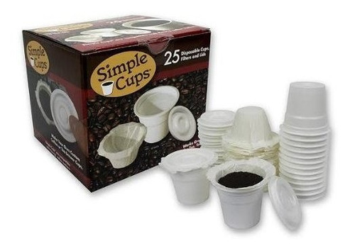 Disposable Cups For Use In Keurig Brewers - Simple Cups - 25