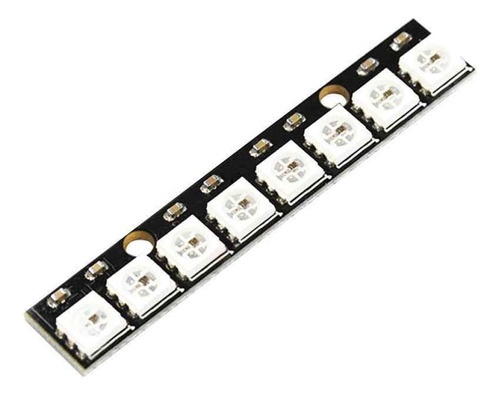Tira Led Rgb Alto Brillo Ws2812b 8 Leds