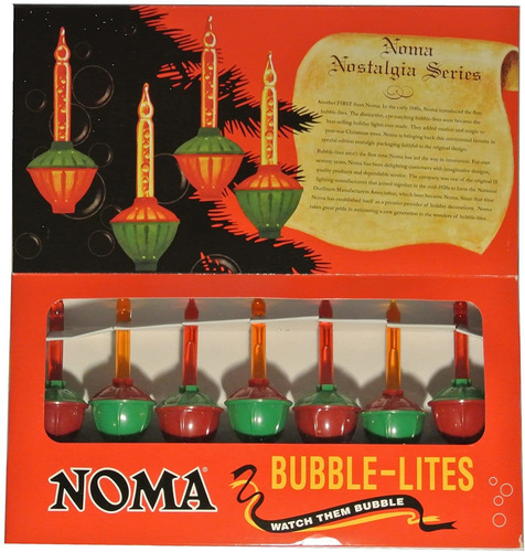 Set De 7 Luces De Navidad Bubble Lite, Edición Especial Cl
