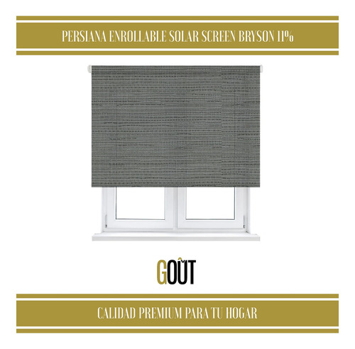 Persiana Enrollable Solar Screen Bryson 11% 1.20 X 2.60 M