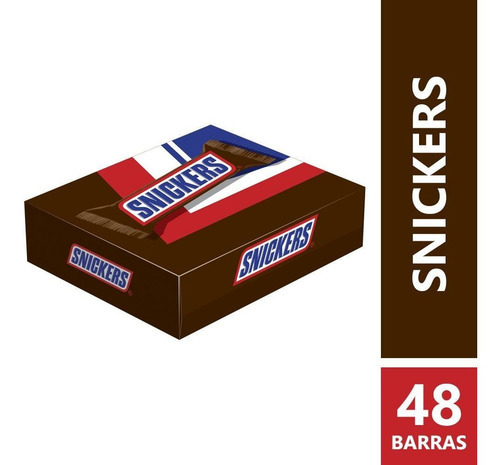 Snickers Singles Barra Chocolate X48 Uni - kg a $58