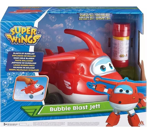 Super Wings Bubble Blast Jett Explosion De Rafagas Burbujas