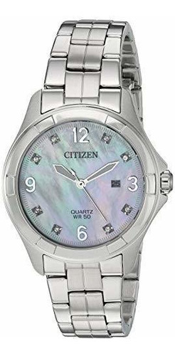 Ciudadana S Acero Inoxidable De Cuarzo Reloj Casual Color Pl