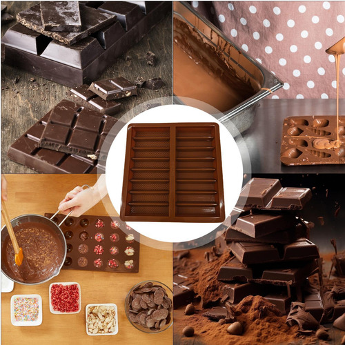 Molde De Silicona Para Chocolate Molde Para Barra De Chocola