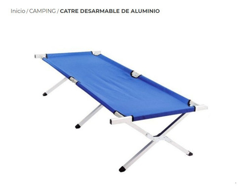 Catre Desarmable De Aluminio