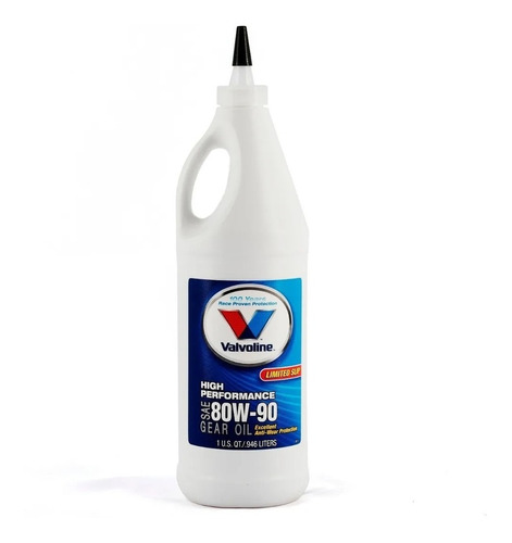 Aceite Transmision Valvoline Gear Oil Hp  80w90 1l - Mineral