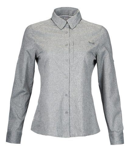 Camisa Mujer Lippi Rosselot Q-dry Melange Grafito I20