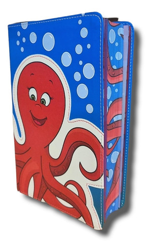 Imagen 2 de 5 de Biblia Infantil En Ingles Hcsb Study Bible For Kids Octopus