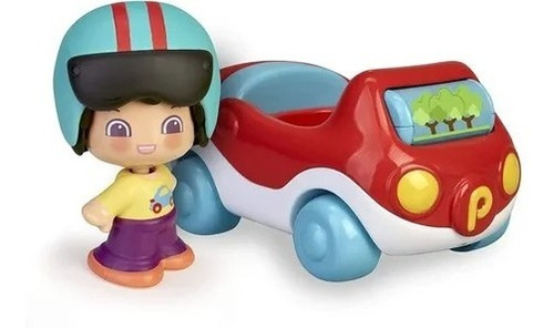 Mi Primer Pinypon Baby Vehiculo Auto De Arrastre Y Muñeco