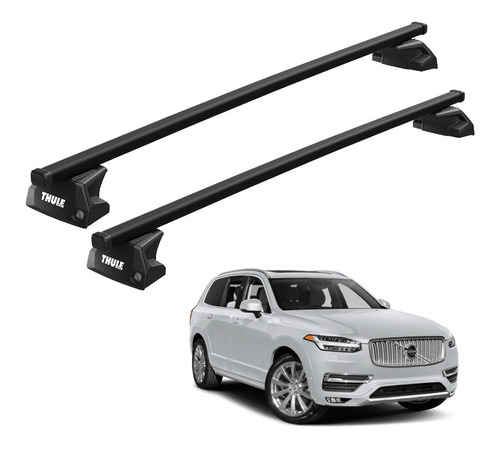 Rack Travessas Thule Aço Volvo Xc 90 Longarinas Integradas