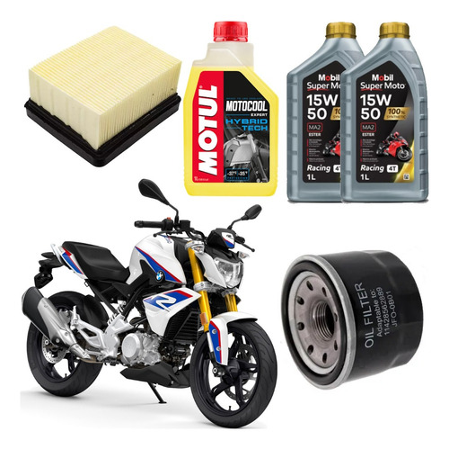 Mobil 15w50 Sintético Bmw G310r Jfo0b01 Fap1010 Motocool