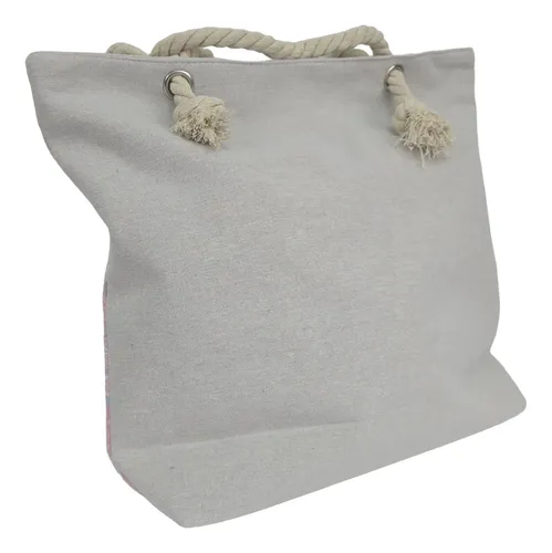 bolso playero estampado