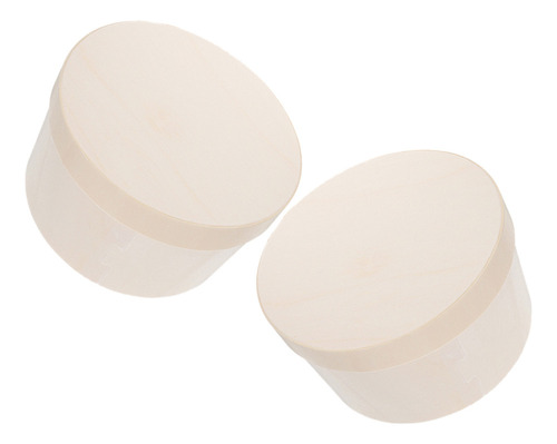 Cajas Redondas De Madera Para Tartas De Queso, Caja De Embal