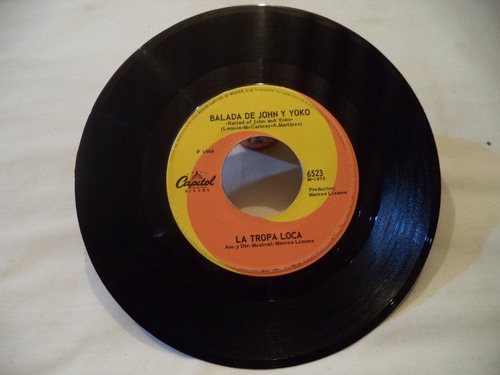 La Tropa Loca Balada De John Y Yoko Single 45 Rock Mexicano