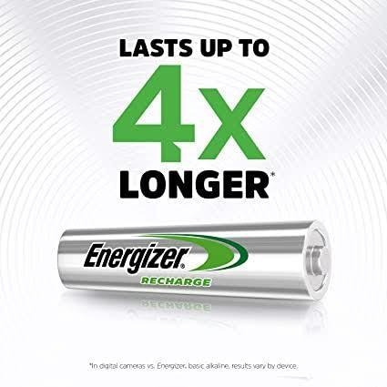Pilas Recargables Energizer Recharge 6 Pilas Aa +4 Pilas Aaa