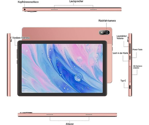 Tablet Android Tab 10.1 Hd 8+64gb Memoria Ram Octa-core Pad