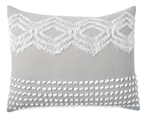 Peri Home Cut Geo - Funda De Almohada 100% Algodon, Estandar