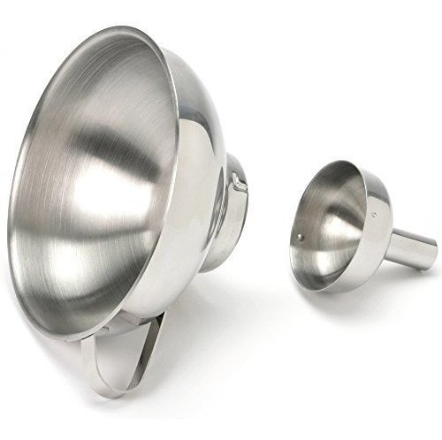 Embudo De 2 Piezas Norpro Stainless Steel Con Caño