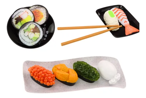 Set Juego De Sushi Comida Japonesa Cocina