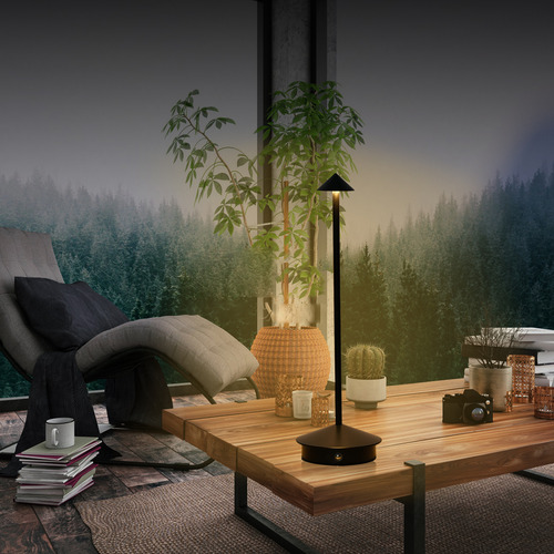 Lámpara De Mesa Con Control Táctil, 3 Modos, Usb, Led, Decor