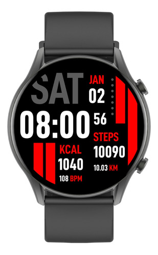 Reloj Inteligente Smartwatch Kieslect Kr Negro Asistente Voz