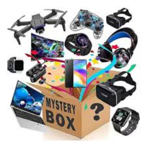 Caja Mystery Box Electrónico Con Producto Apple Genial