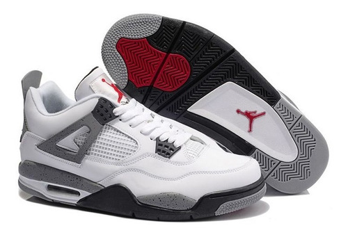 Tenis Zapatillas Jordan Retro 4 White Para Hombre