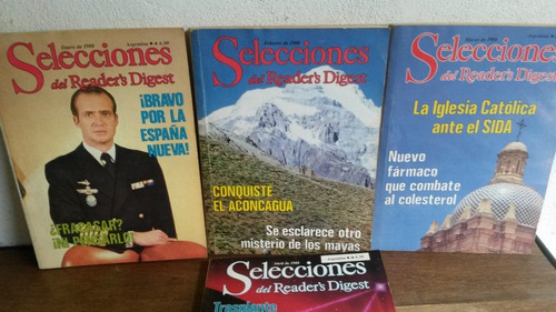 Selecciones Reader´s Digest - Año 1988 - Lote X 4 -