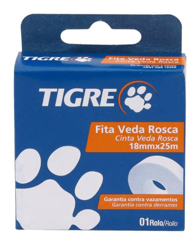 Fita Veda Rosca 18mmx25mt Tigre