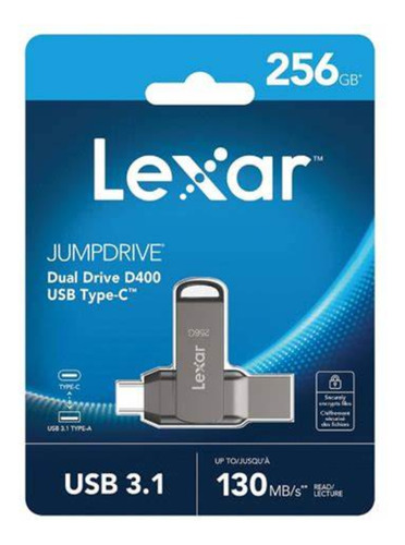 Pendrive Lexar Usb 3.1 256gb Otg Jumdrive