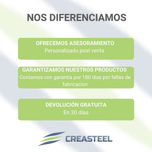 Perfil Omega Creasteel 12,5mm X 2,60mts Paquete 12 Unidades
