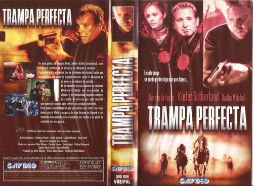 Trampa Perfecta Vhs Kiefer Sutherland Dead Heat 2002