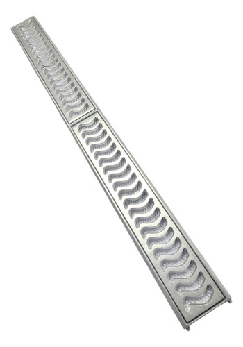 15 Metros Do Ralo Linear 10x50cm Com Tela E Aro De Fixação