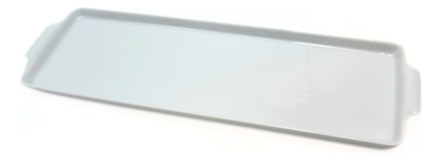 Bandeja Rectangular Con Ala 40cm Porcelana Schmidt - Goldsky