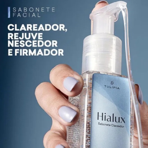 Sabonete Clareador C Ácido Hialurônico E Anti-inflamatória Momento De Aplicação Dia/noite Tipo De Pele Todo Tipo De Pele