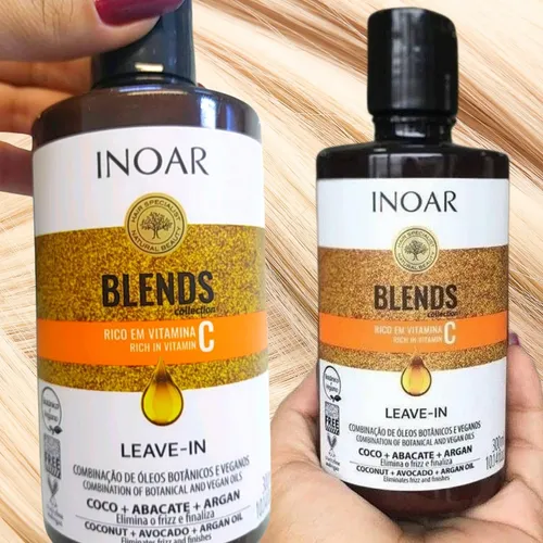 Leave-in Blends Elimina El Frizz Con Vitamina C Inoar