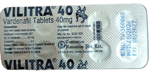 Vardenafil 10 Tabletas 40 Mg