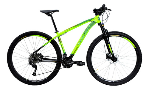 Bicicleta Aro 29 Trust 2x9 Shimano Alivio - Freio Hidraulico Cor Amarelo Neon + Preto Tamanho Do Quadro 19