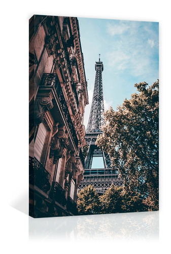 Cuadro Decorativo Canvas Urbano Paris Torre Eiffel