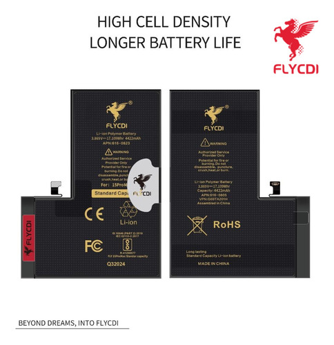 Bateria Pila Para Iphone 13 Pro Max 4550mah Premium Flycdi