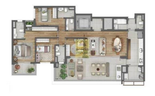 Imagem 15 de 17 de Apartamento Com 4 Dormitórios À Venda, 167 M² Por R$ 1.896.525,43 - Vila Romana - São Paulo/sp - Ap2664