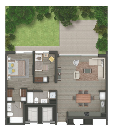 Dptos Semi-nuevos! De 2d/2b N Con Patio, Incl Estac. Y Bod.