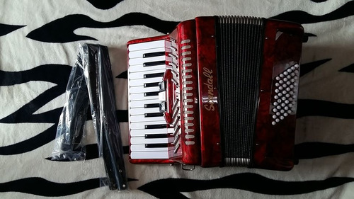 Espectacular Acordeon Scandall, De 48 Bajos Y 3 Registros