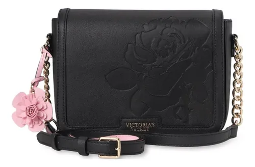 Bolsa Victorias Secret Lunar Rose Crossbody Black